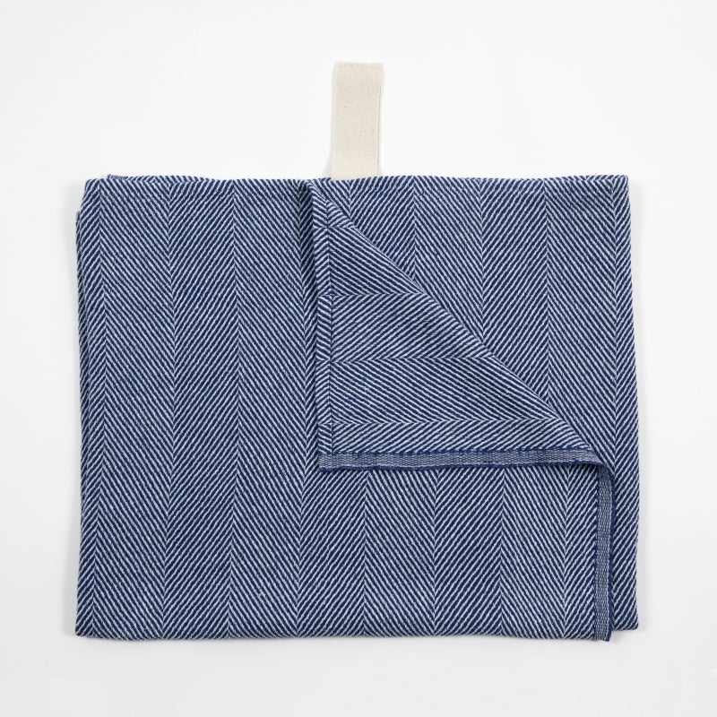 Big Linen Towel - Blue