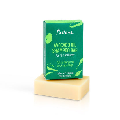 Avocado Oil Shampoo Bar – All Hair Types, 100g